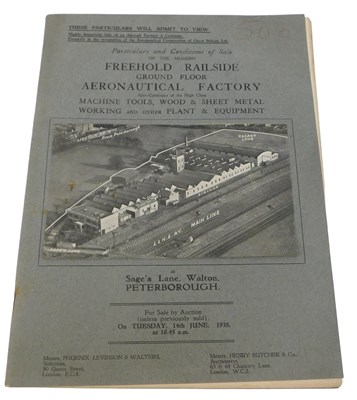 Lot 30 - An auction catalogue for the Freehold Railside...