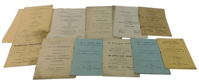 Lot 45 - Auction catalogues relating to Peterborough...