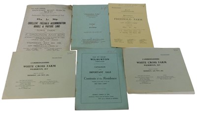 Lot 46 - Auction catalogues relating to property and...