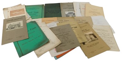 Lot 47 - Auction catalogues relating to property and...