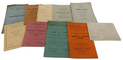 Lot 48 - Auction catalogues relating to Norfolk and the...