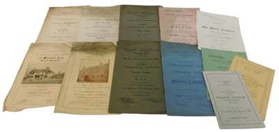 Lot 49 - Auction catalogues relating to property and...