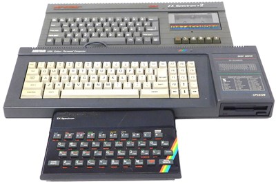 Lot 94 - An Amstrad 128K colour personal computer,...