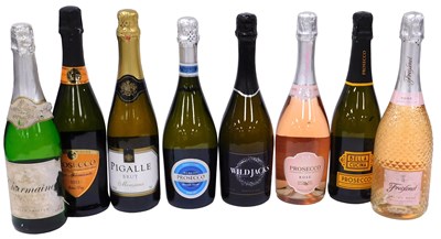 Lot 70 - Eight bottles of sparkling wine, including...