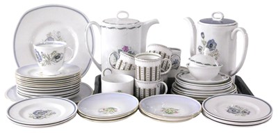 Lot 142 - A group of Susie Cooper porcelain coffee wares,...
