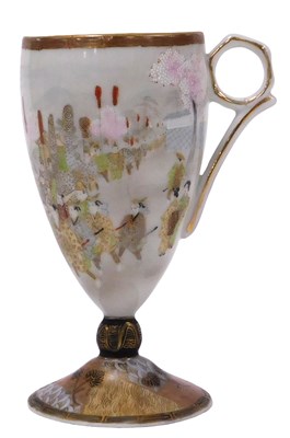 Lot 154 - A Meiji Period Kaga Kutani eggshell porcelain...