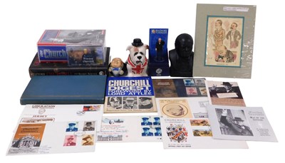 Lot 160 - A group of Winston Churchill collectables,...