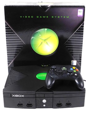 Lot 175 - A Xbox Video Game System, boxed.
