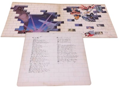 Lot 185 - A Pink Floyd The Wall double album with...