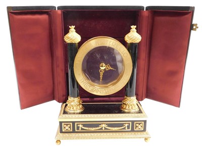 Lot 187 - A Franklin Mint House of Faberge Mystery Clock,...