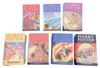 Lot 255 - Rowling (JK). Harry Potter first editions,...