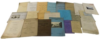 Lot 33 - Auction catalogues for the County of...