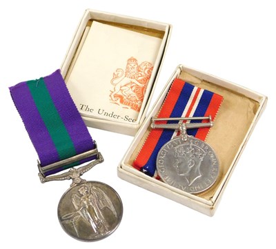 Lot 276 - A George VI General Service Medal, with...