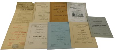 Lot 37 - Auction catalogues relating to Deeping St...