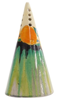 Lot 288 - A Clarice Cliff pottery Delicia Fruit conical...