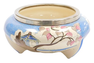 Lot 292 - A Clarice Cliff Bizarre Blue Japan pattern...
