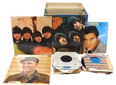 Lot 395 - A case of LPs, including The Beatles Rubber...