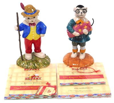 Lot 490 - Two Royal Doulton Rupert Bear Collection...