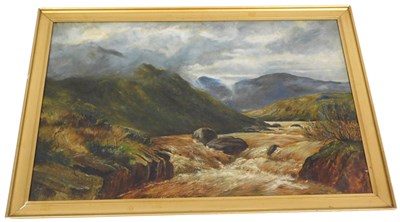 Lot 466 - British School (late 19thC). Mountain and...