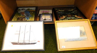 Lot 2031 - Various pictures, prints, etc., to include...