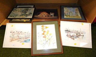 Lot 2037 - Various pictures and prints, to include John...