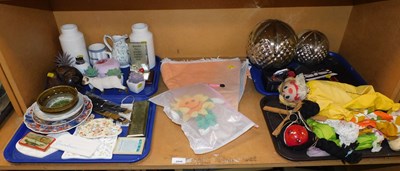 Lot 2044 - General household effects, to include puppets,...