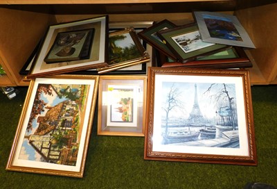 Lot 2045 - Various pictures, prints, etc., to include...