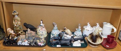 Lot 2049 - Various trinket wares, etc., to include resin...