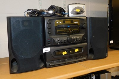Lot 2062 - An Alba sound system, comprising CD player,...