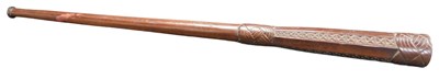 Lot 4 - Tribal Art. A wooden staff or club, of...