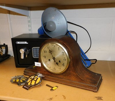 Lot 2092 - A Yale combination safe, together with an oak...