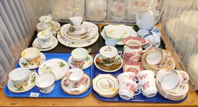 Lot 2135 - Part teawares, to include a oyal Albert Forget...