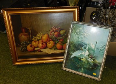 Lot 2141 - Two prints, comprising a stiff life, together...