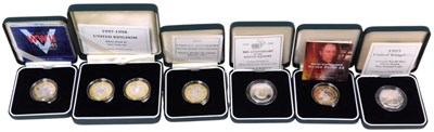 Lot 520 - A Royal Mint United Kingdom silver proof two...