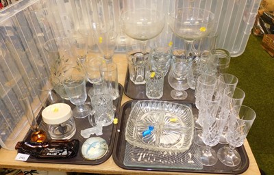 Lot 2163 - Glassware, to include champagne flutes, wine...