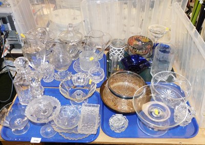 Lot 2192 - A group of glassware, to include decanters,...