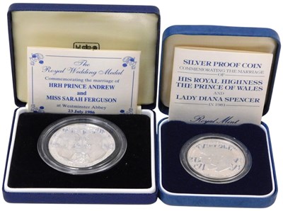 Lot 527 - A Royal Mint silver proof coin, commemorating...