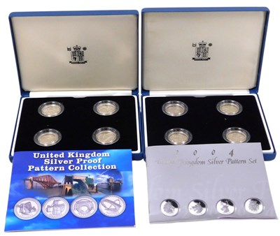 Lot 529 - A United Kingdom silver proof pattern...