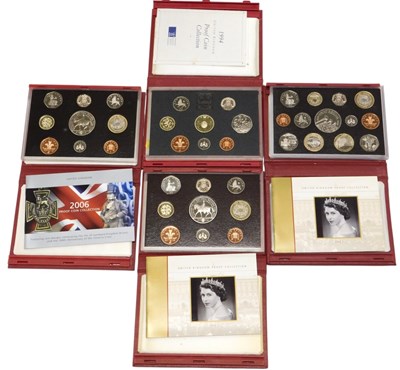 Lot 532 - Four Royal Mint United Kingdom proof coin...