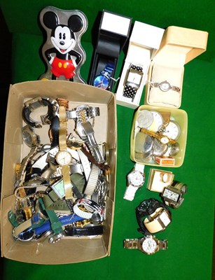 Lot 2209 - Various wristwatches, pocket watches, to...