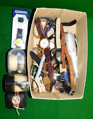 Lot 2210 - Various wristwatches, to include Casio, Fossil,...
