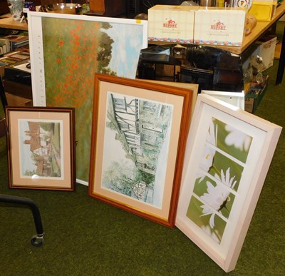 Lot 2211 - Various pictures, prints, etc., to include...