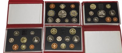 Lot 533 - Four Royal Mint United Kingdom proof coin...