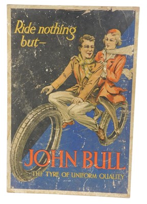 Lot 15 - A John Bull advertising show card, depicting a...