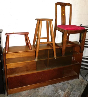 Lot 1016 - A group of furniture, to include a bookcase,...