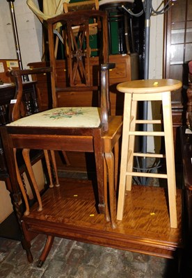 Lot 1038 - A group of furniture, to include a mahogany...