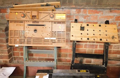 Lot 1123 - A Black and Decker Workmate, and another.