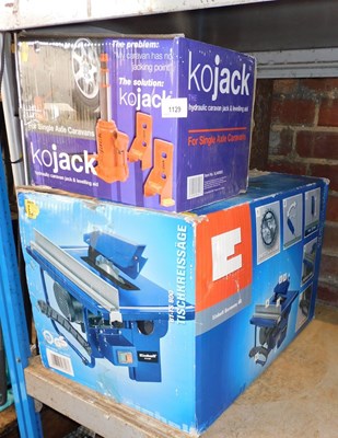 Lot 1129 - An Einhell bench type circular saw, BT-TS800,...