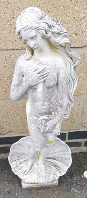 Lot 1161 - A composition garden statue modelled as...