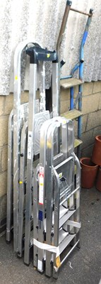 Lot 1164 - Various step ladders.